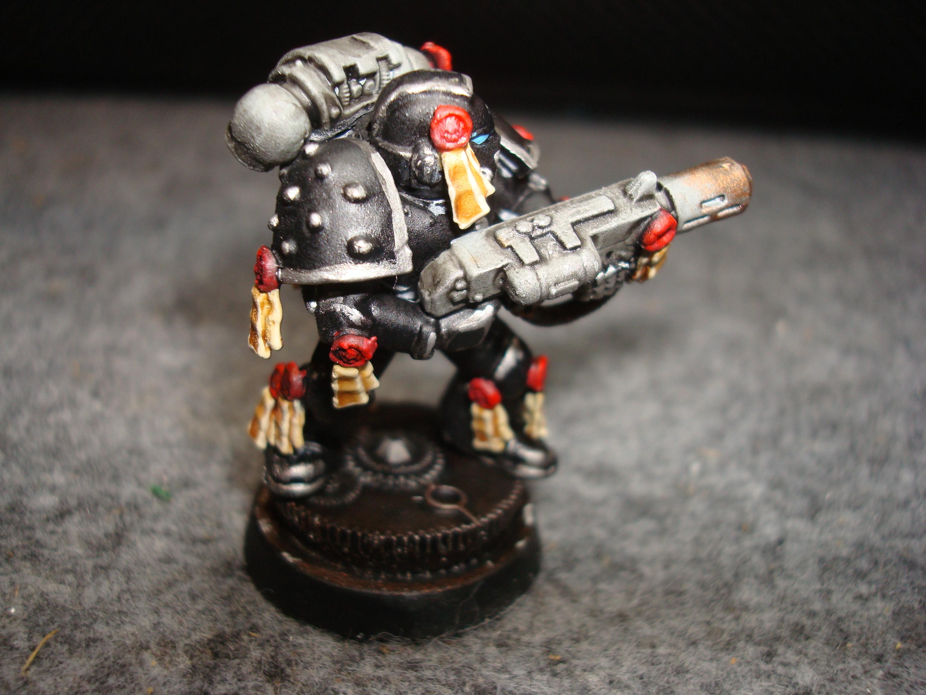 Iron Hands, Space Marines, Tyranids, Work In Progress Purity Seal guy
